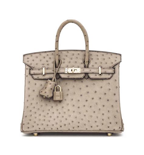 hermes birkin ostrich leather|hermes ostrich birkin bag price.